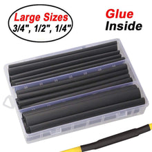 27 pcs 3:1 Marine Grade Dual Wall Adhesive Heat Shrink Tubing kit