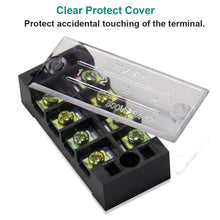 12pcs 6 Sets 4 Positions 600V 25A Dual Row Screw Terminal