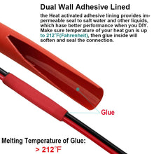 4 ft Red 3/4 Inch 3:1 Dual Wall Adhesive Heat Shrink Tubing