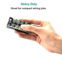 12pcs 6 Sets 4 Positions 600V 25A Dual Row Screw Terminal