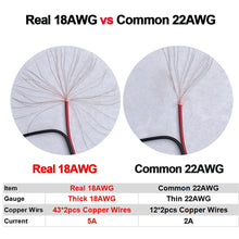 5 Pairs DC Power Pigtail Cable