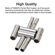 220pcs Non-Insulated Butt Connectors