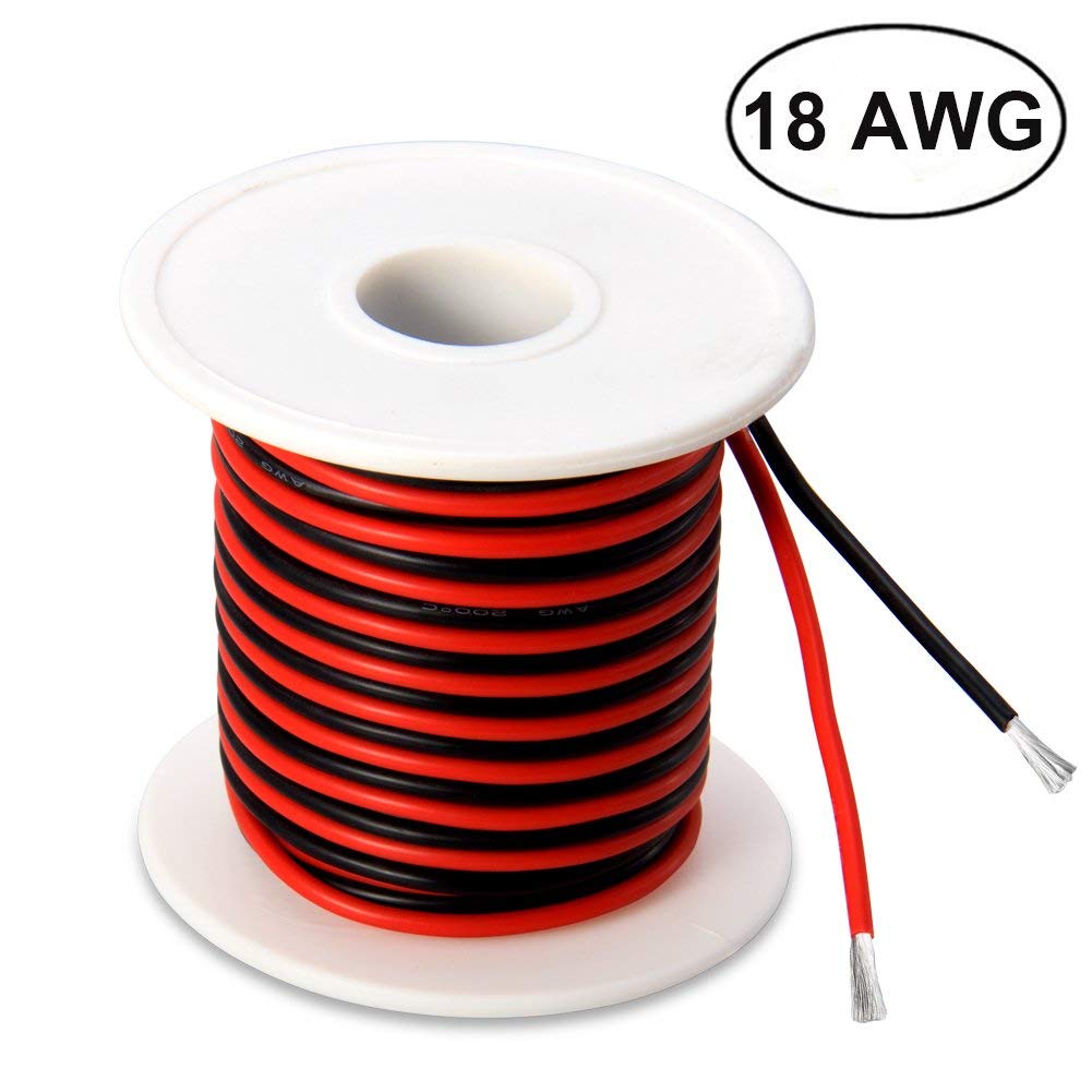 50 Feet 18 Gauge Silicone Wire