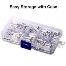 220pcs Non-Insulated Butt Connectors