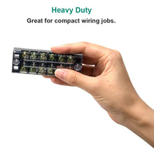 10pcs 5 Sets 6 Positions 600V 25A Dual Row Screw Terminal