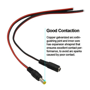 5 Pairs DC Power Pigtail Cable