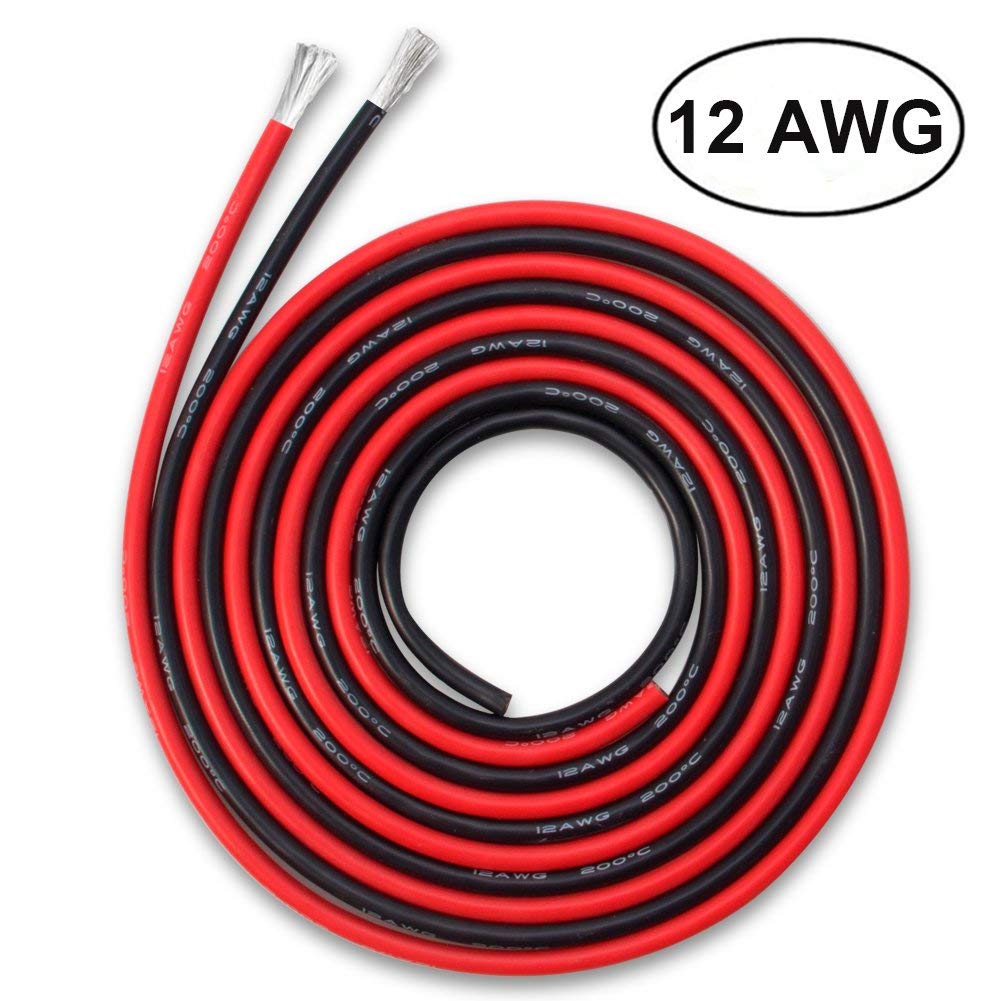 8 Feet 12 Gauge Silicone Wire